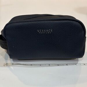 Versace Blue Toiletry Bag